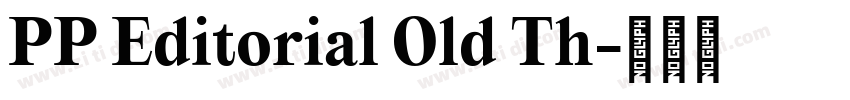 PP Editorial Old Th字体转换